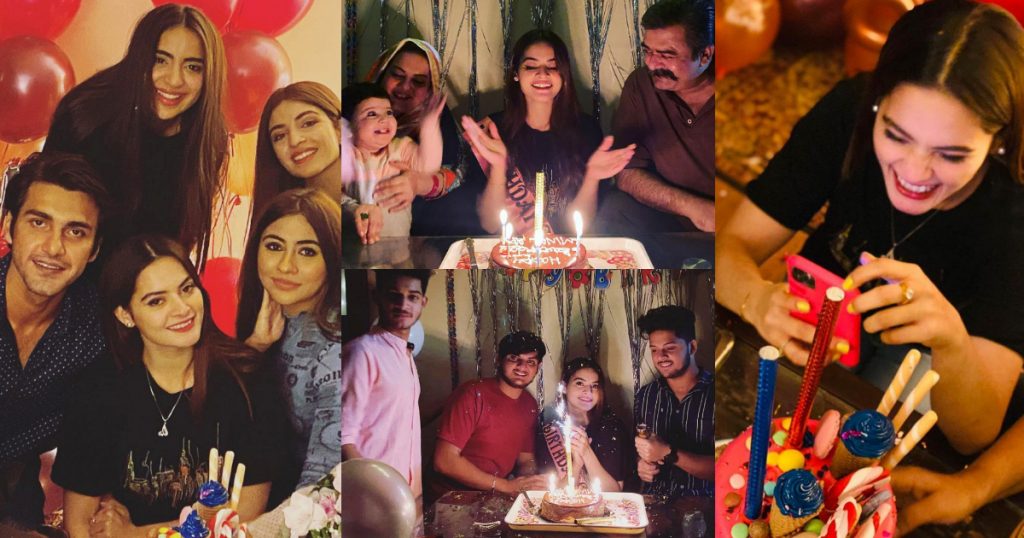 Minal Khan Birthday Pictures with Family and Friends