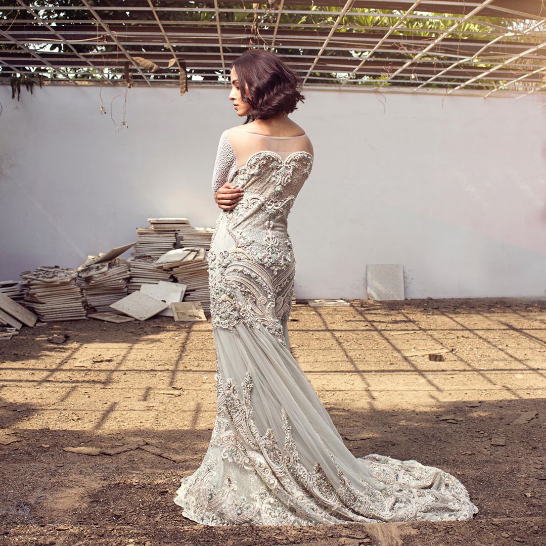 Nimra Khan Latest Bridal Dresses Photoshoot for Tabassum Mughal