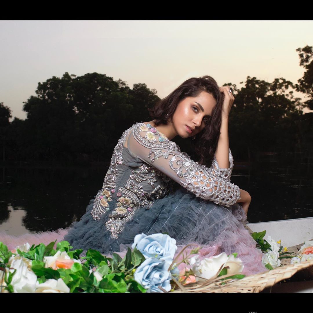 Nimra Khan Latest Bridal Dresses Photoshoot for Tabassum Mughal