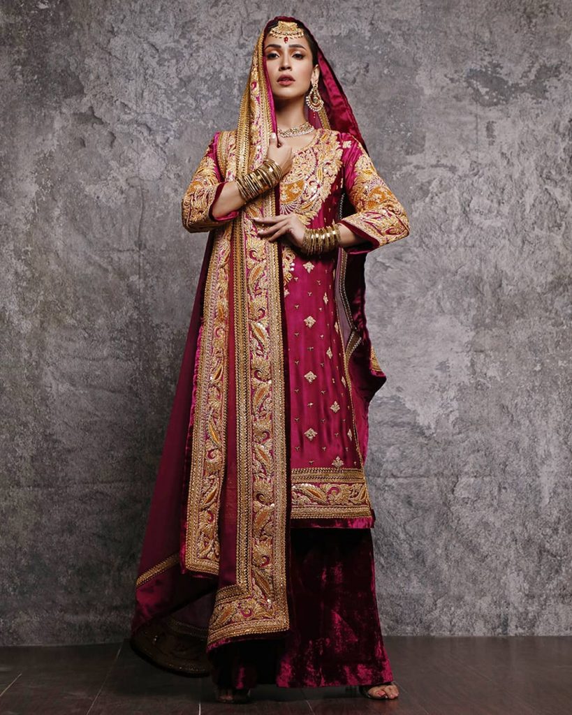 Rizwan Beyg Presents Shahnamah Collection Featuring Faryal Mehmood 10