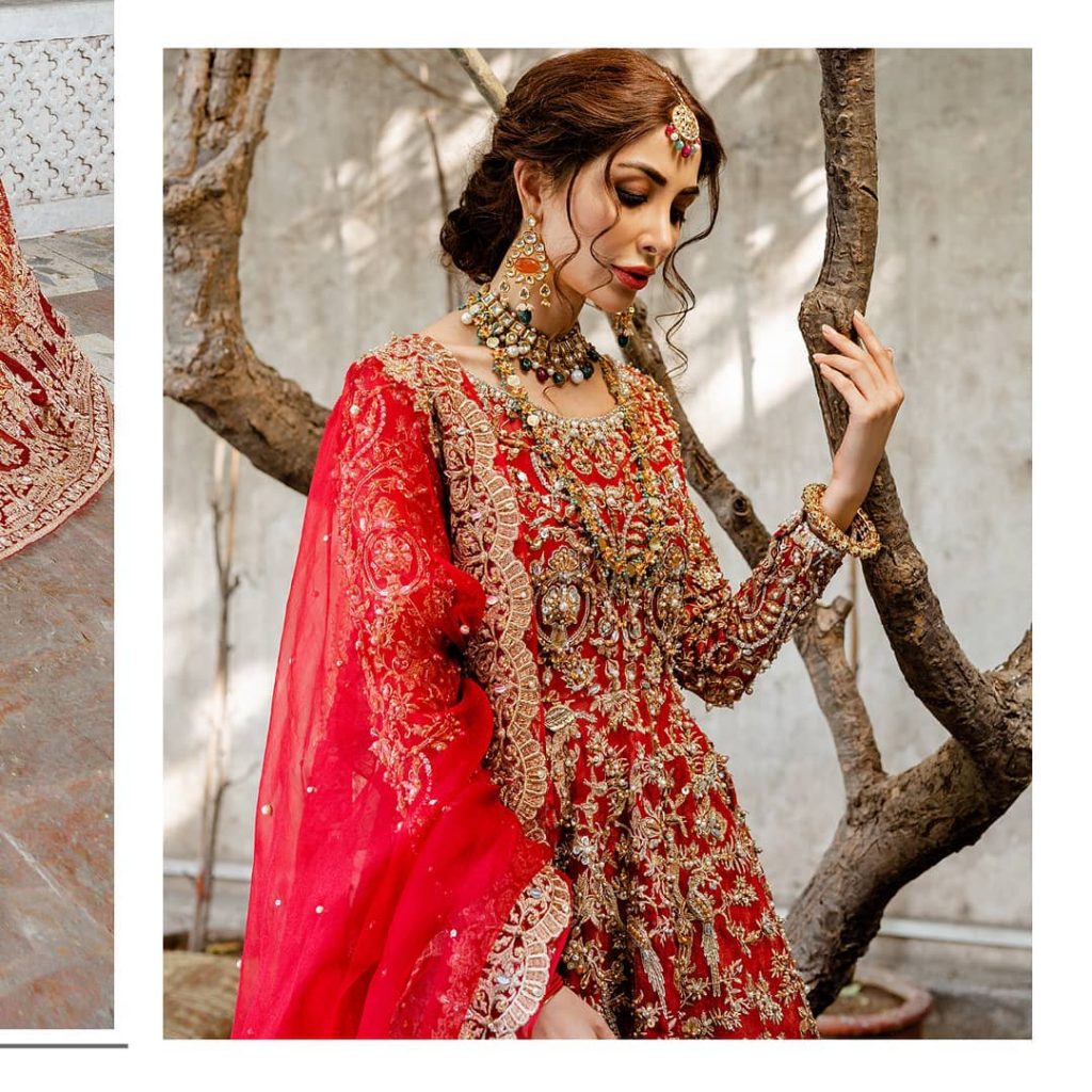 Sabeeka Imam Winning Hearts In Bridal Dresses By Kanwal Malik