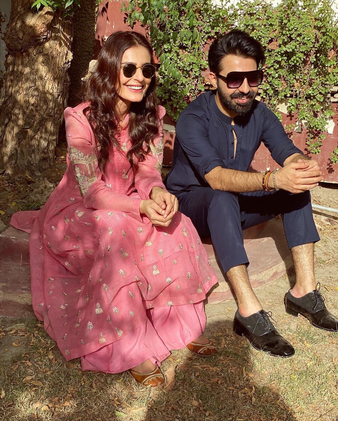 Beautiful Couple Sadia Ghaffar and Hassan Hayat Khan - Latest Photos