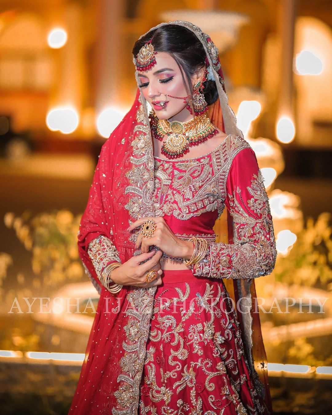 Actress Sadia Khan Beautiful Bridal Shoot for La Fiore