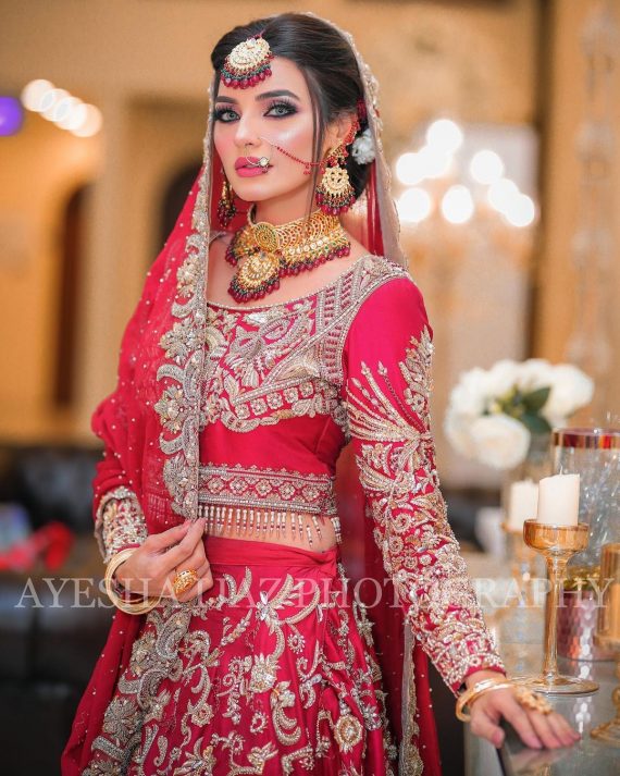 Actress Sadia Khan Beautiful Bridal Shoot For La Fiore Reviewitpk 