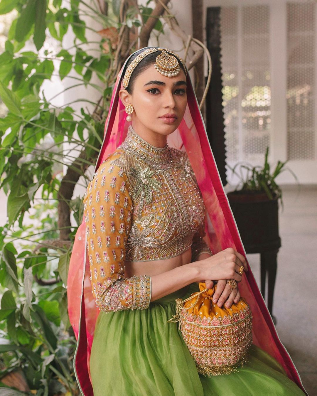 Actress Saheefa Jabbar Bridal Shoot for Hussain Rehar