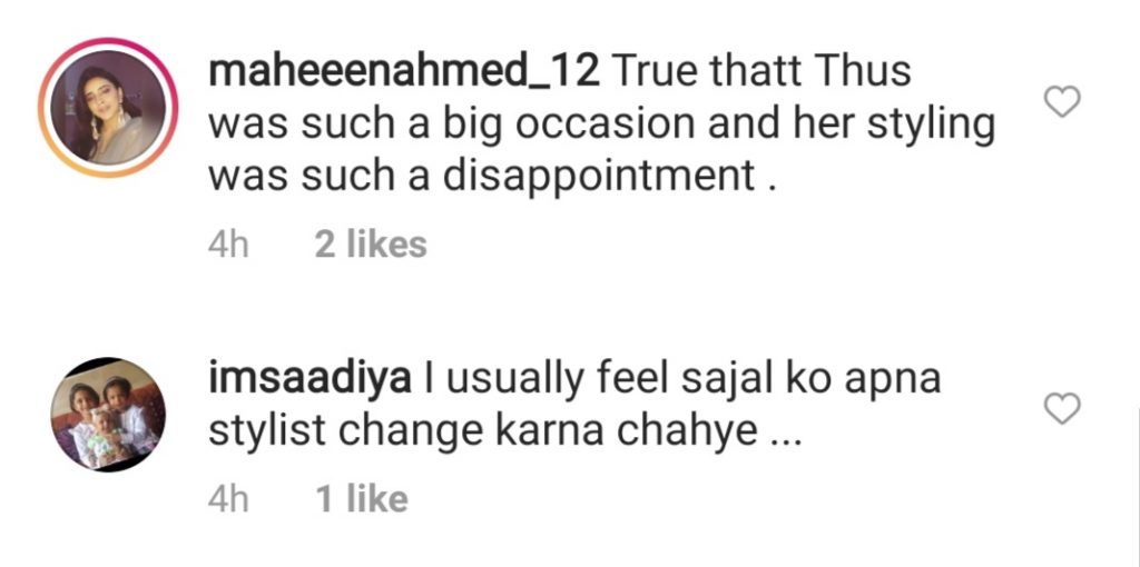 Sajal Aly Receiving Criticism For Her Dressing At DIAFA Awards