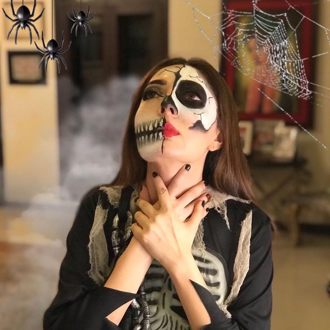 Sharmila Farooqi Halloween 2020 Makeover Pictures