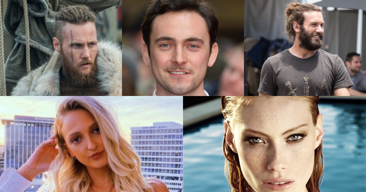 The cast of Vikings in real life