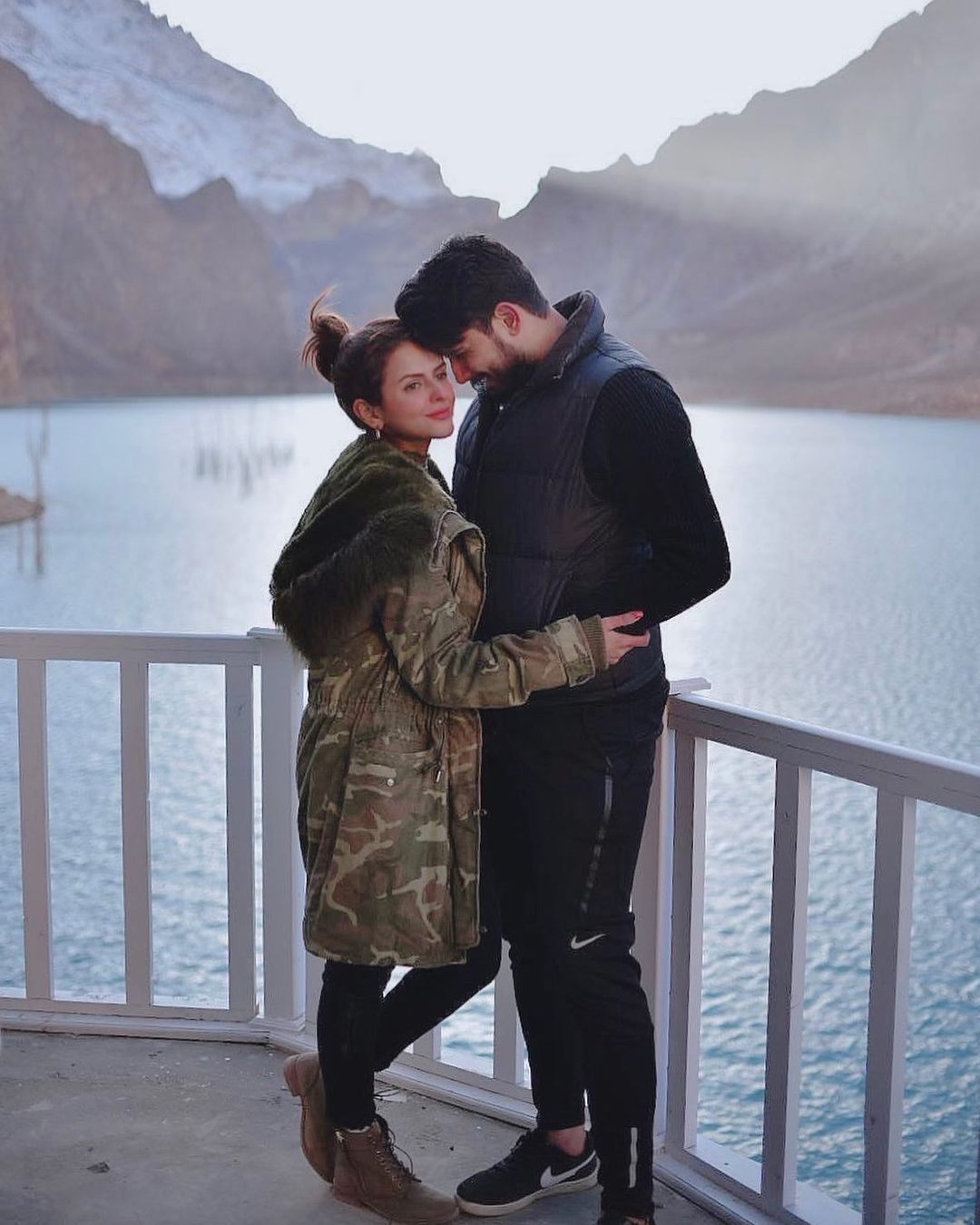 Waliya Najib With her Husband in Hunza - Beautiful Pictures