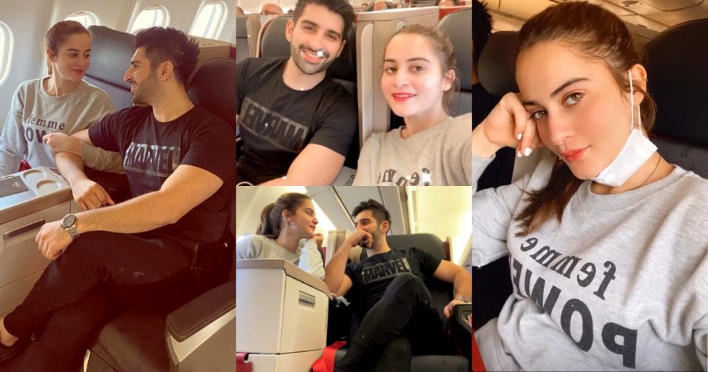 Aiman Khan and Muneeb Butt Flying to Turkey for Vacation