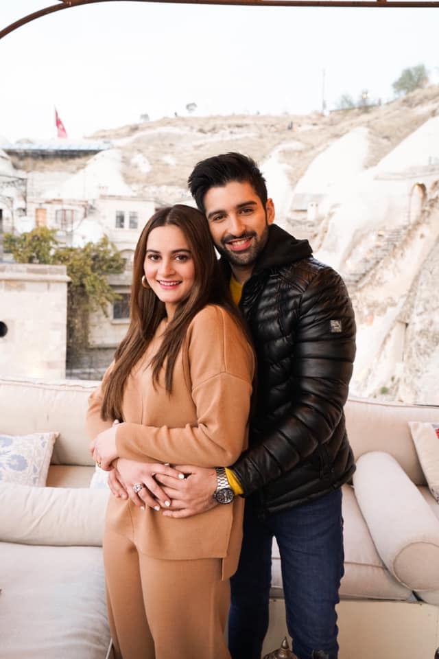 Aiman Khan 22nd Birthday with Muneeb Butt in Turkey