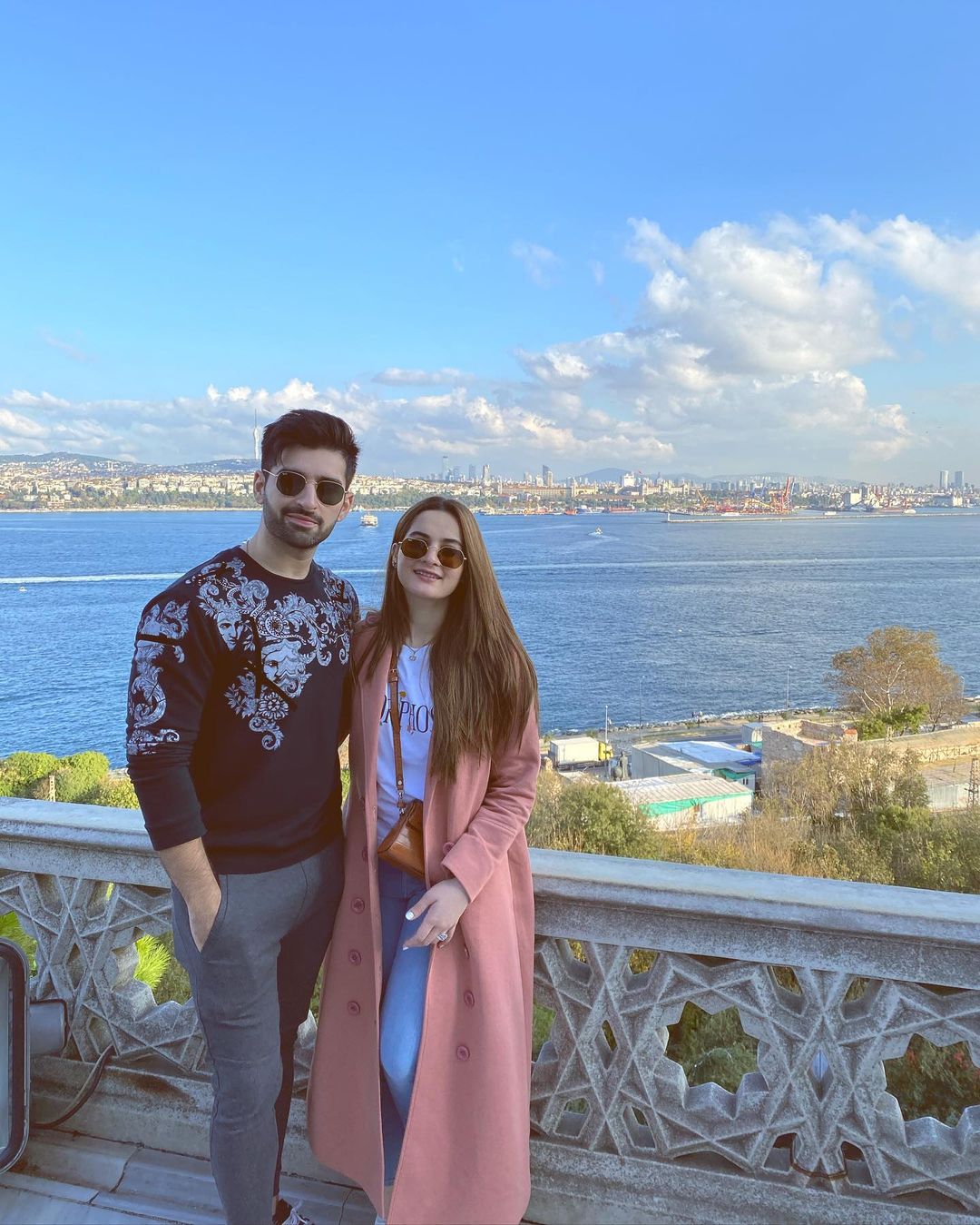 Aiman Khan and Muneeb Butt Enjoying Holidays in Turkey - Day 1