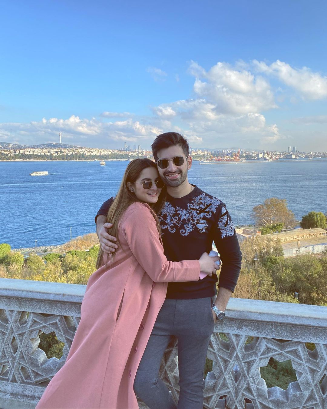 Aiman Khan and Muneeb Butt Enjoying Holidays in Turkey - Day 1