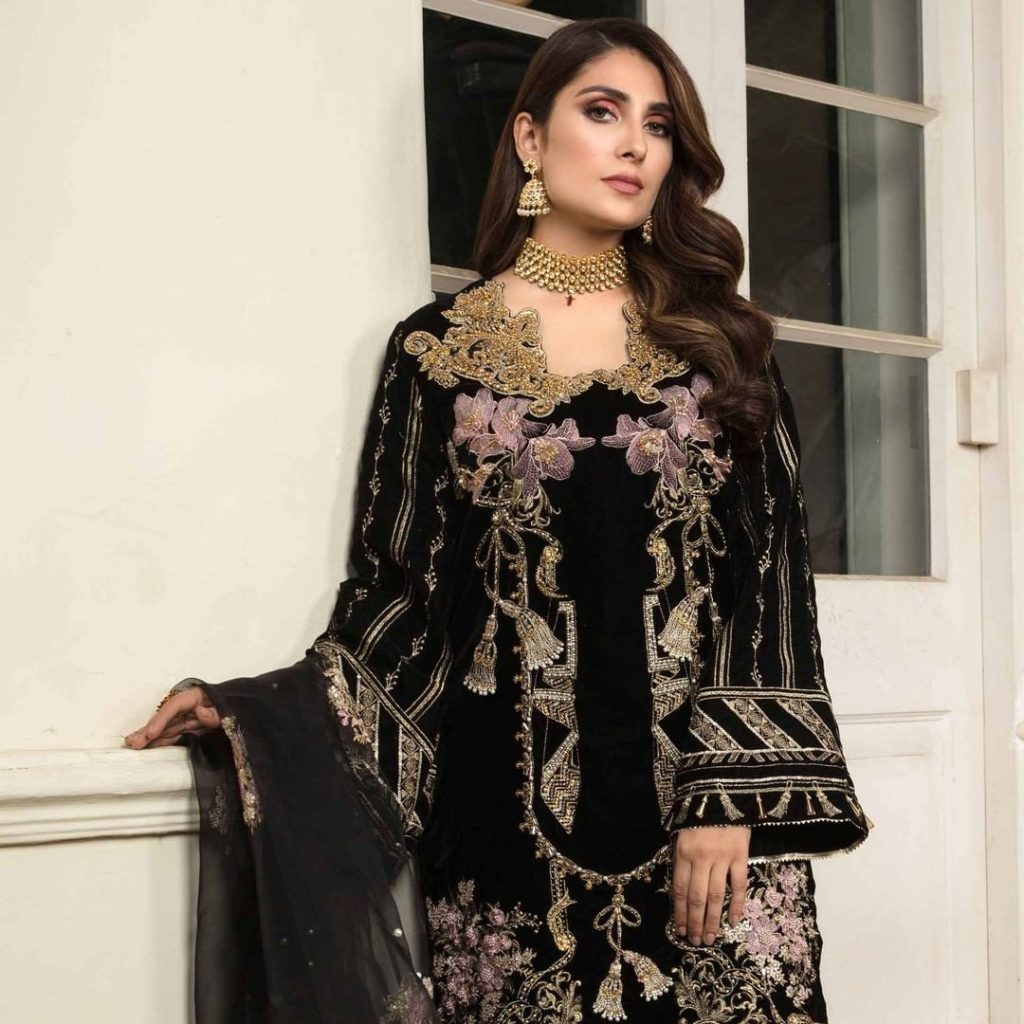 Latest Shoot Of Ayeza Khan For Elaf Premium Clothing Brand