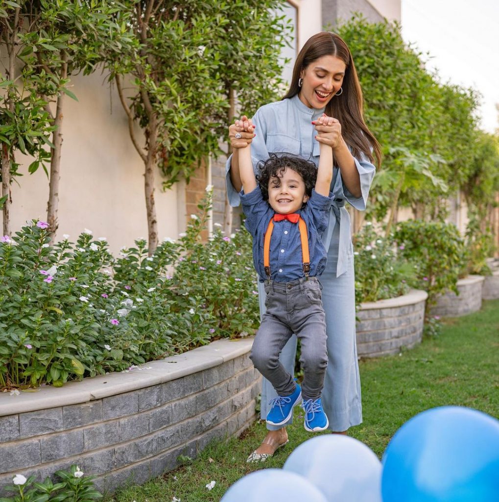 Ayeza Khan and Danish Taimoor Celebrated 3rd Birthday Of Their Son Rayan