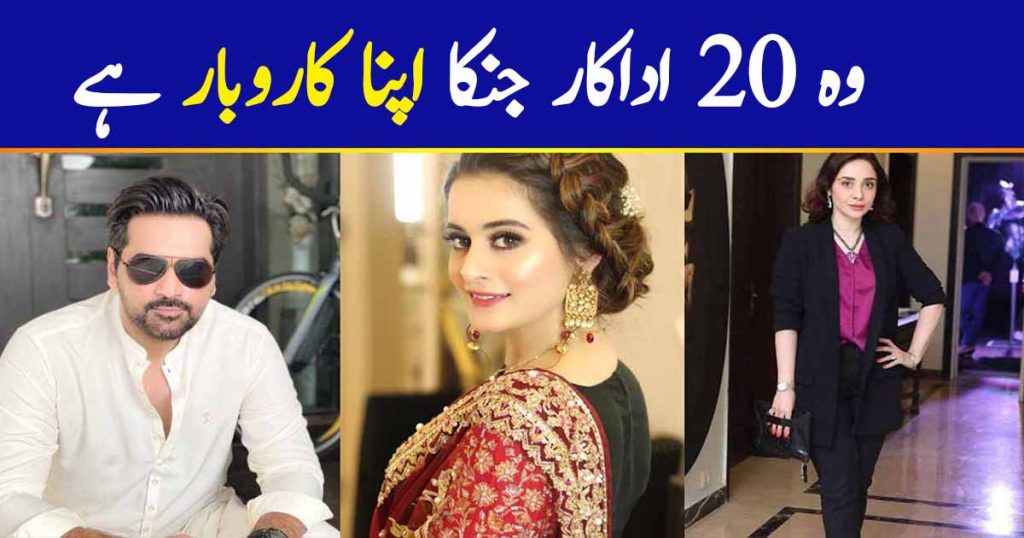 Top 20 Pakistani Actors Who Run Their Own Businesses