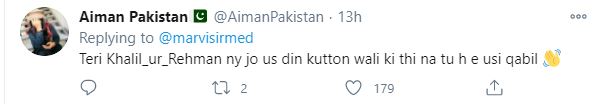 Mishi Khan Bashes Marvi Sirmed On Her Latest Tweet