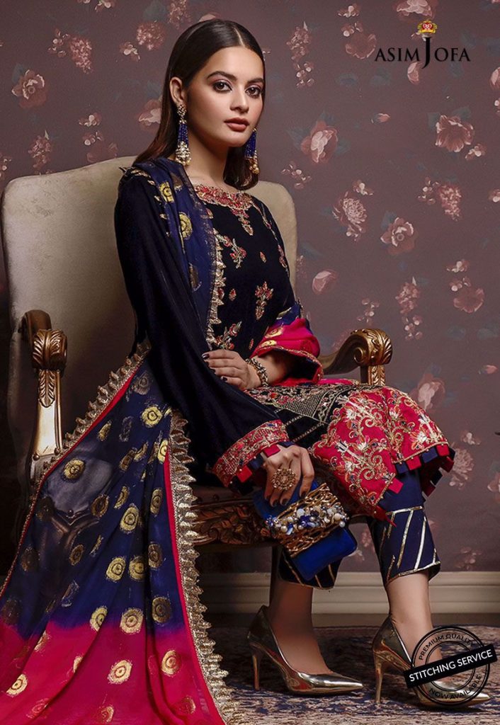 Latest Shoot Of Minal Khan For Asim Jofa Velvet Collection