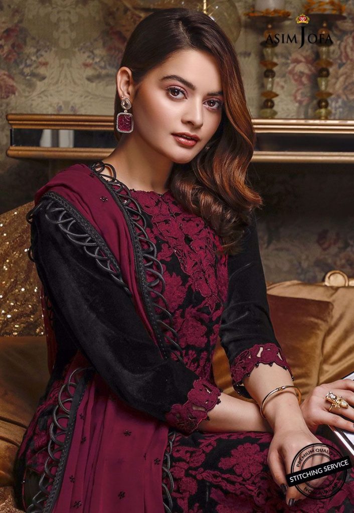 Latest Shoot Of Minal Khan For Asim Jofa Velvet Collection