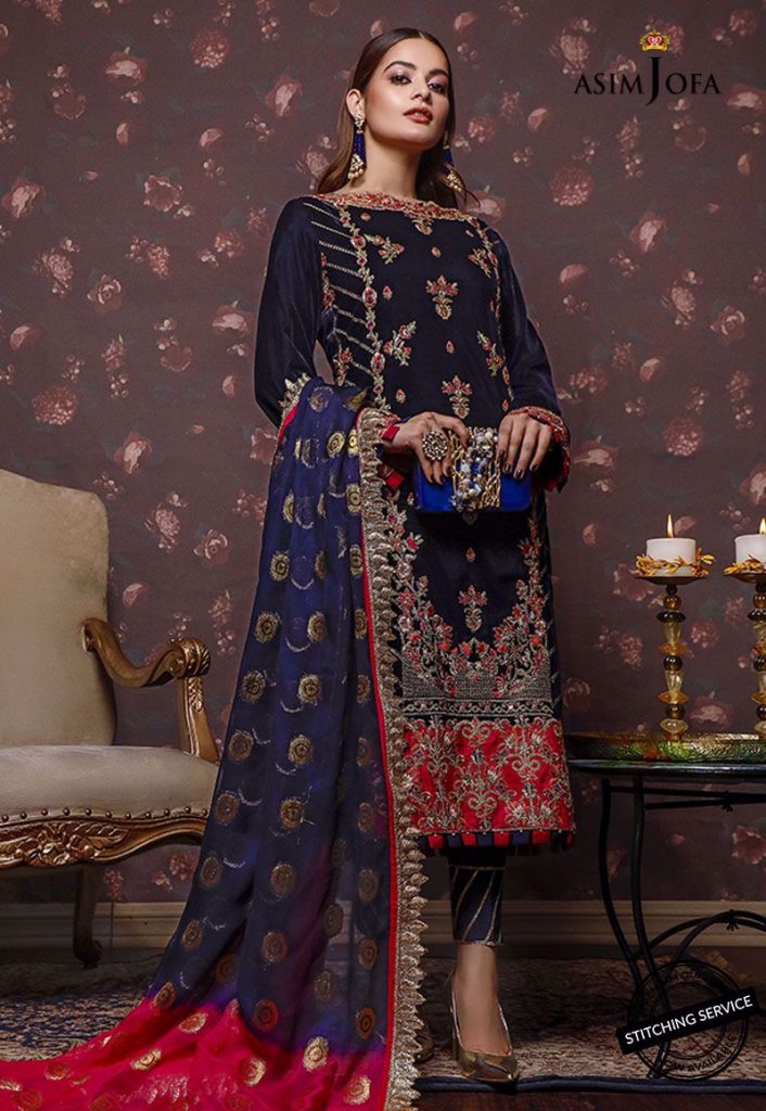 Latest Shoot Of Minal Khan For Asim Jofa Velvet Collection
