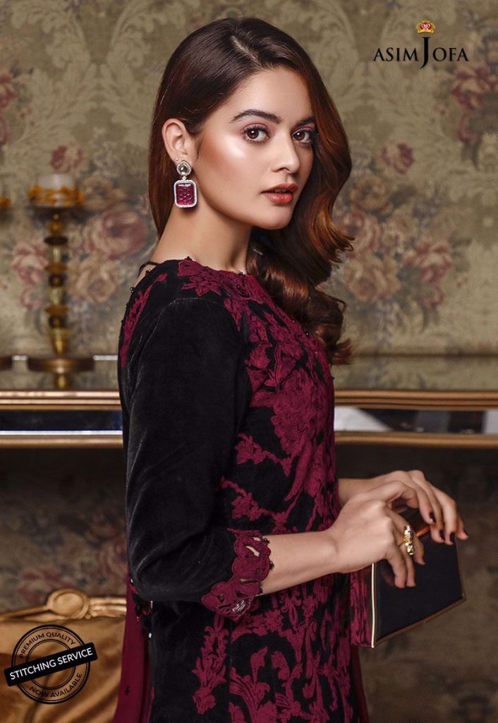 Latest Shoot Of Minal Khan For Asim Jofa Velvet Collection