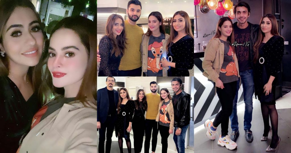 Minal Khan with Friends at a Birthday Party