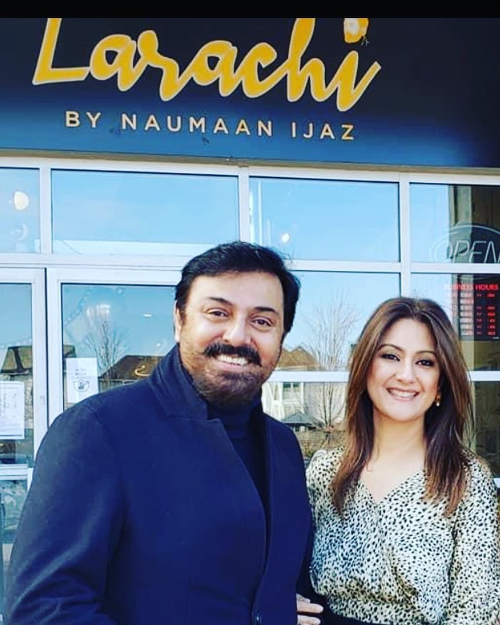 Naumaan Ijaz With His Family At The Launch Of Larachi By Naumaan Ijaz