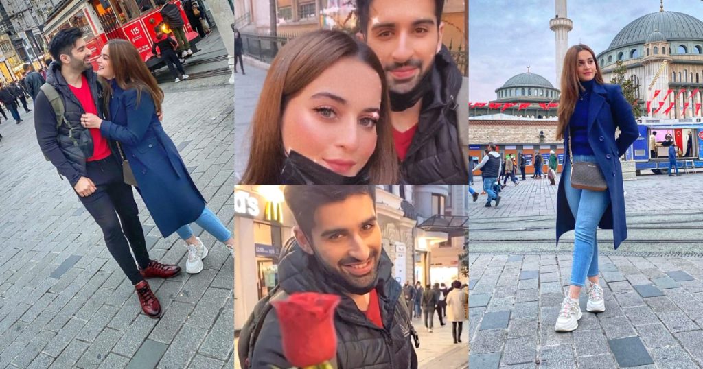 Aiman Khan and Muneeb Butt Enjoying Holidays in Turkey - Day 1