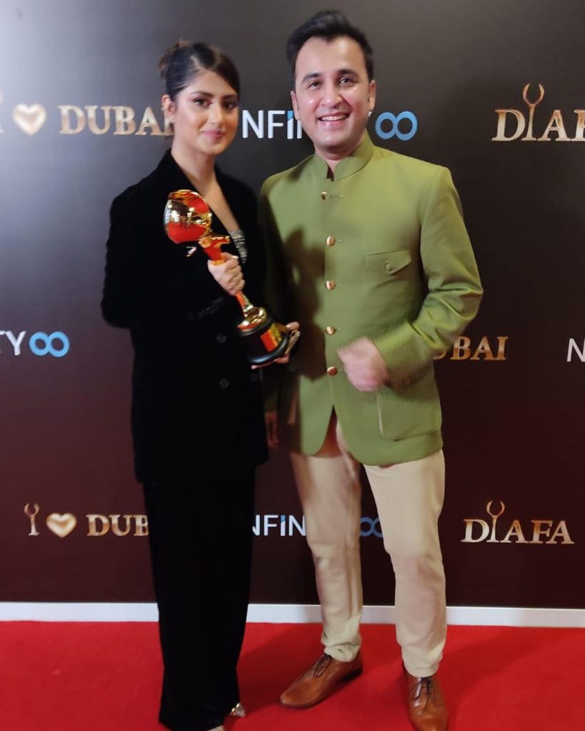 Sajal Aly Receiving Criticism For Her Dressing At DIAFA Awards