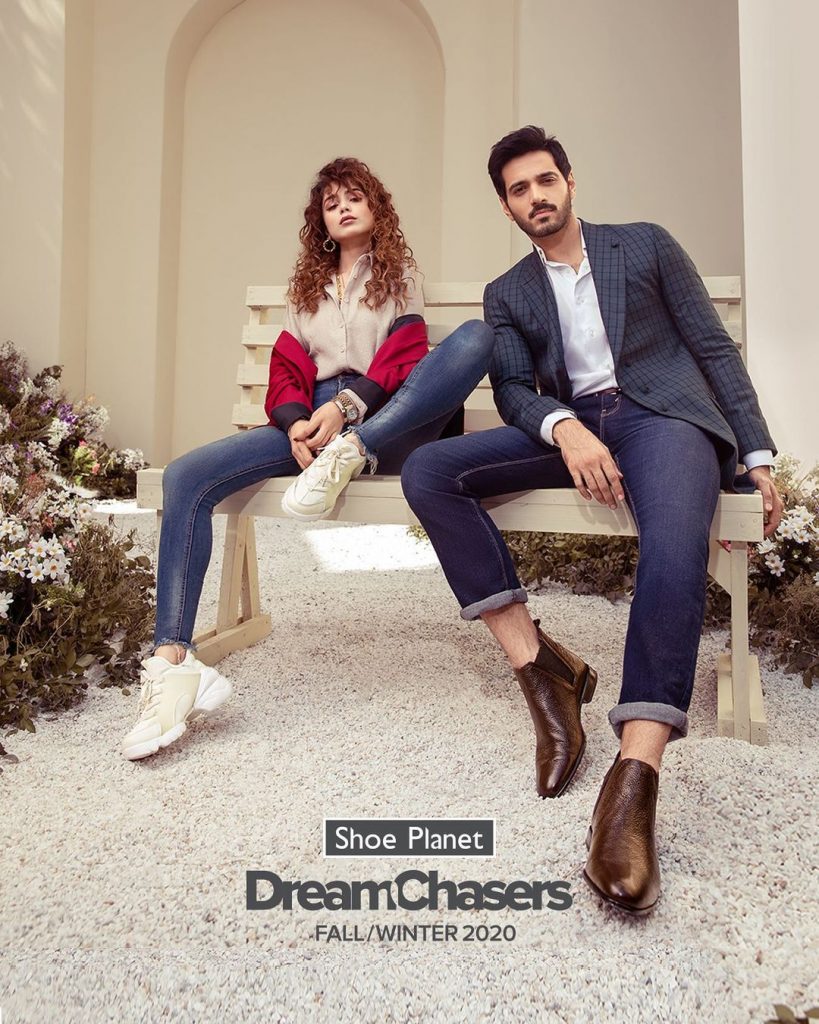 Shoe Planets Latest Winter Collection Featuring Aima Baig And Wahaj Ali