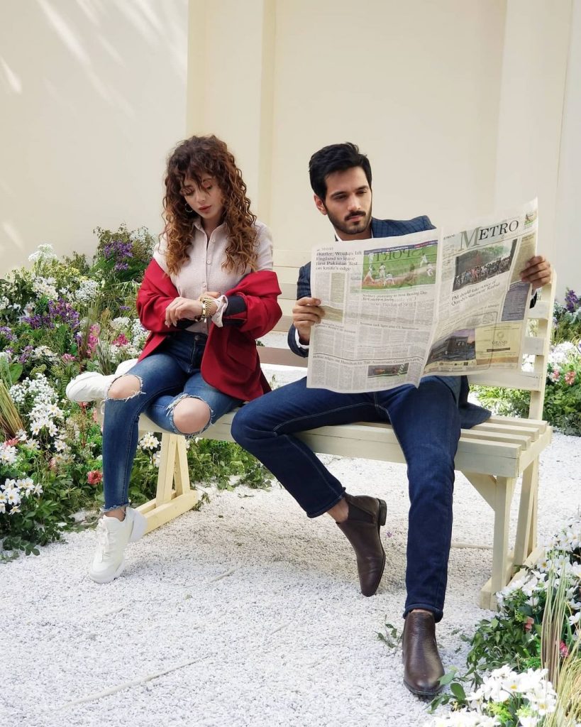 Shoe Planets Latest Winter Collection Featuring Aima Baig And Wahaj Ali