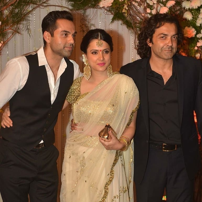 bobby deol with his wife