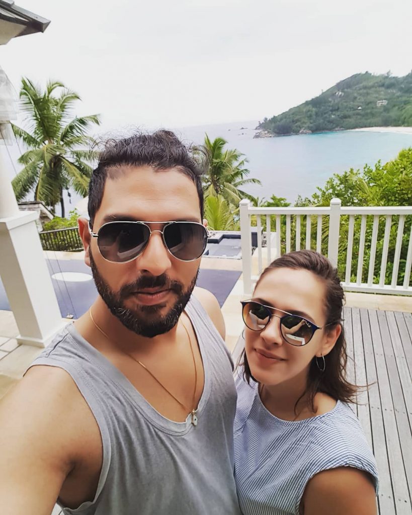 Yuvraj Singh Wife | 10 Romantic Pictures