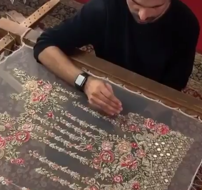 Mind-blowing Embroidery Work Done By Kashif Aslam