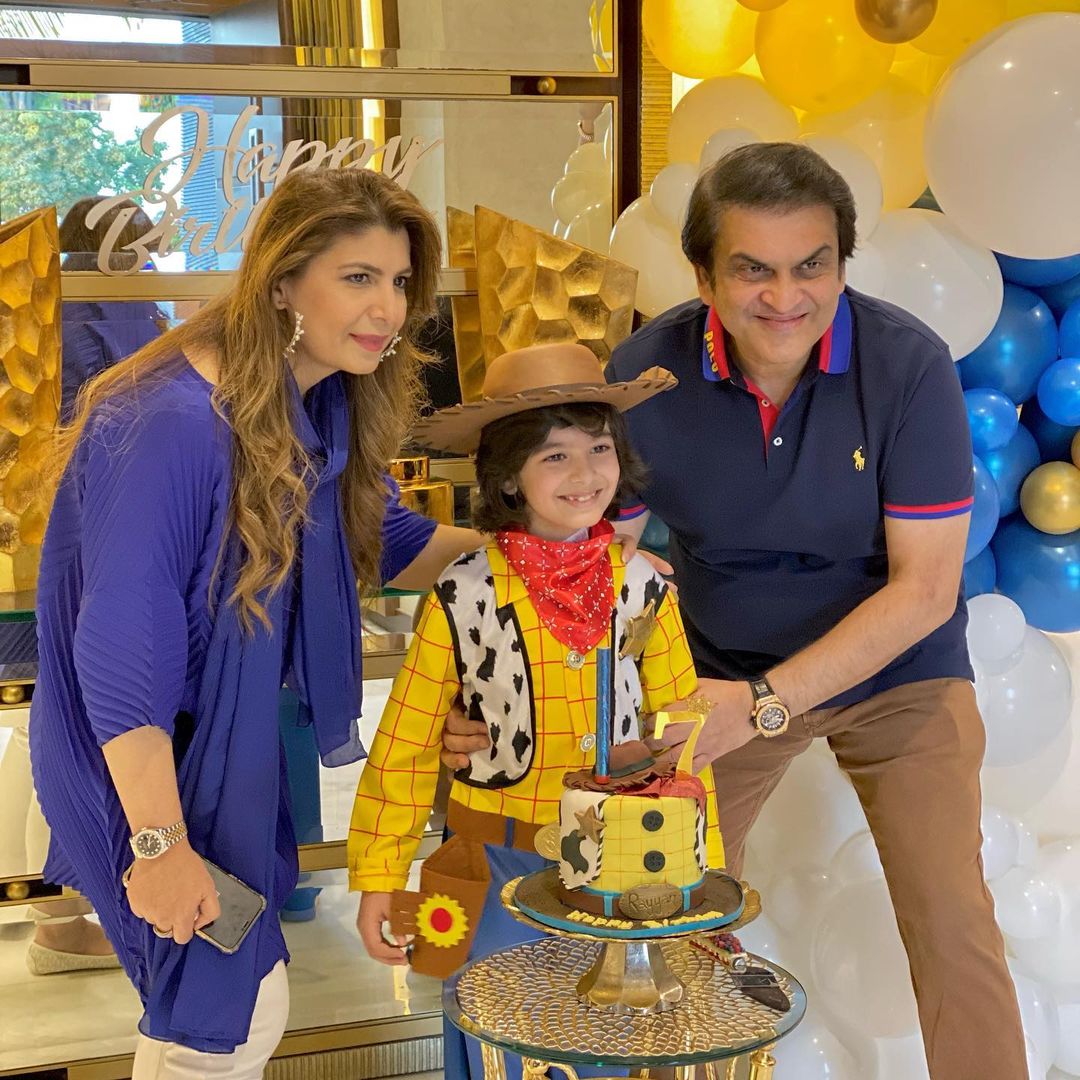 Producer Abdullah Kadwani Celebrating His Son Birthday