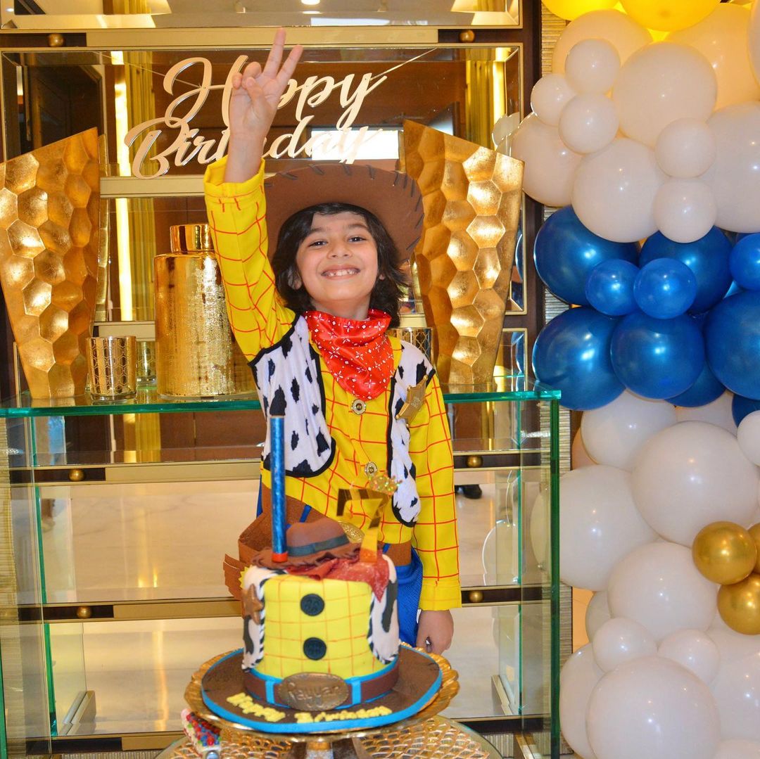 Producer Abdullah Kadwani Celebrating His Son Birthday