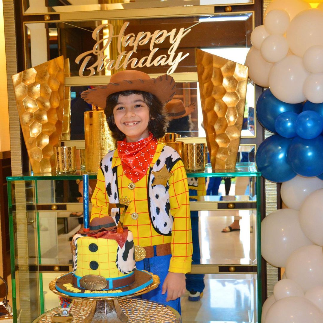 Producer Abdullah Kadwani Celebrating His Son Birthday