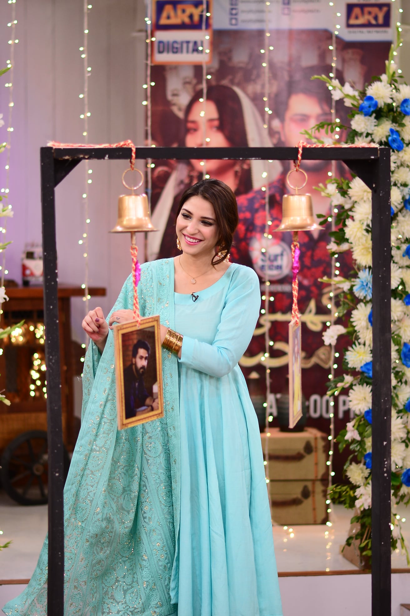 Actor Ali Abbas and Ramsha Khan Pictures from Nida Yasir Morning Show