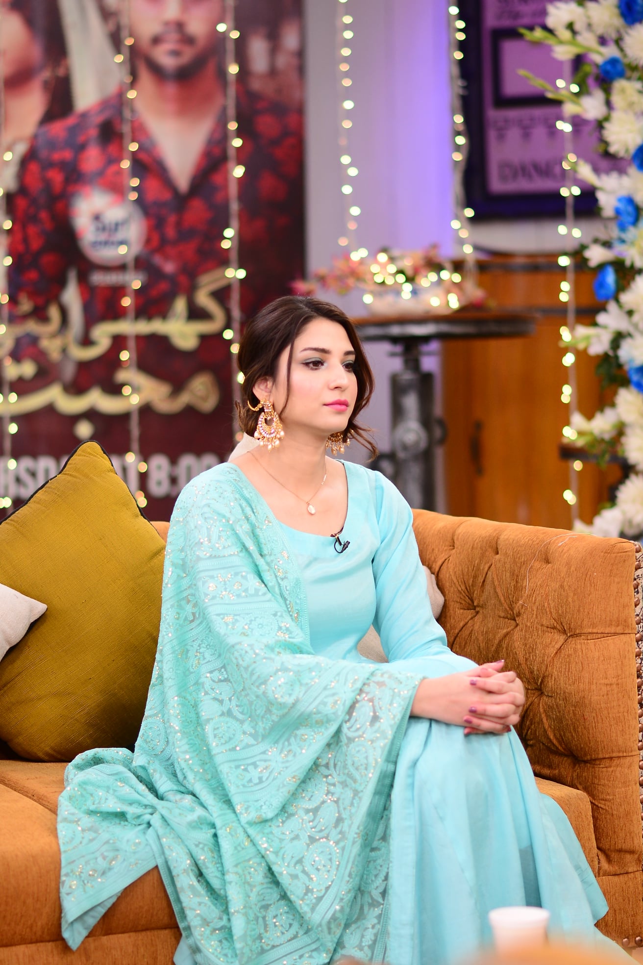 Actor Ali Abbas and Ramsha Khan Pictures from Nida Yasir Morning Show