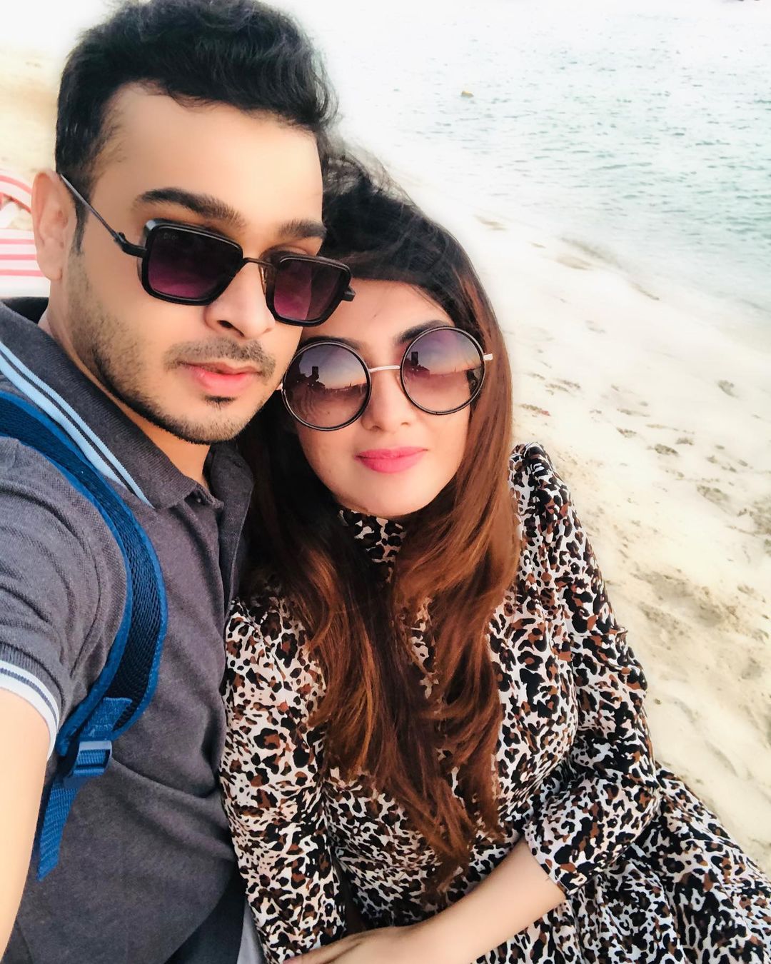 Alizeh Tahir with her Husband in Abu Dhabi - Beautiful Pictures
