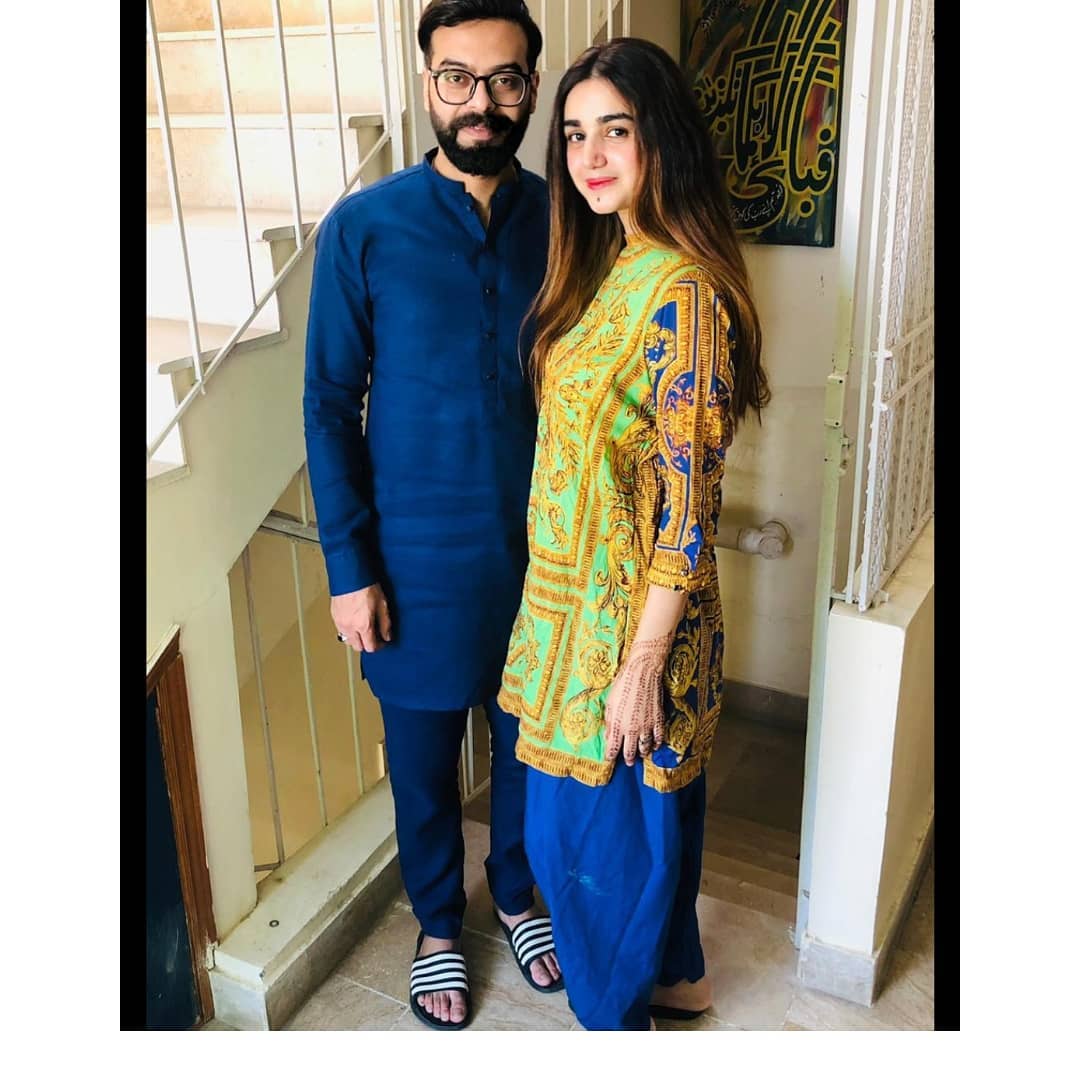 Anum Fayaz with her Husband - Latest Pictures