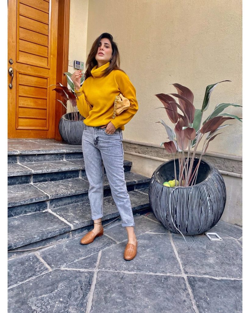 Areeba Habib Giving Winter Fashion Inspiration