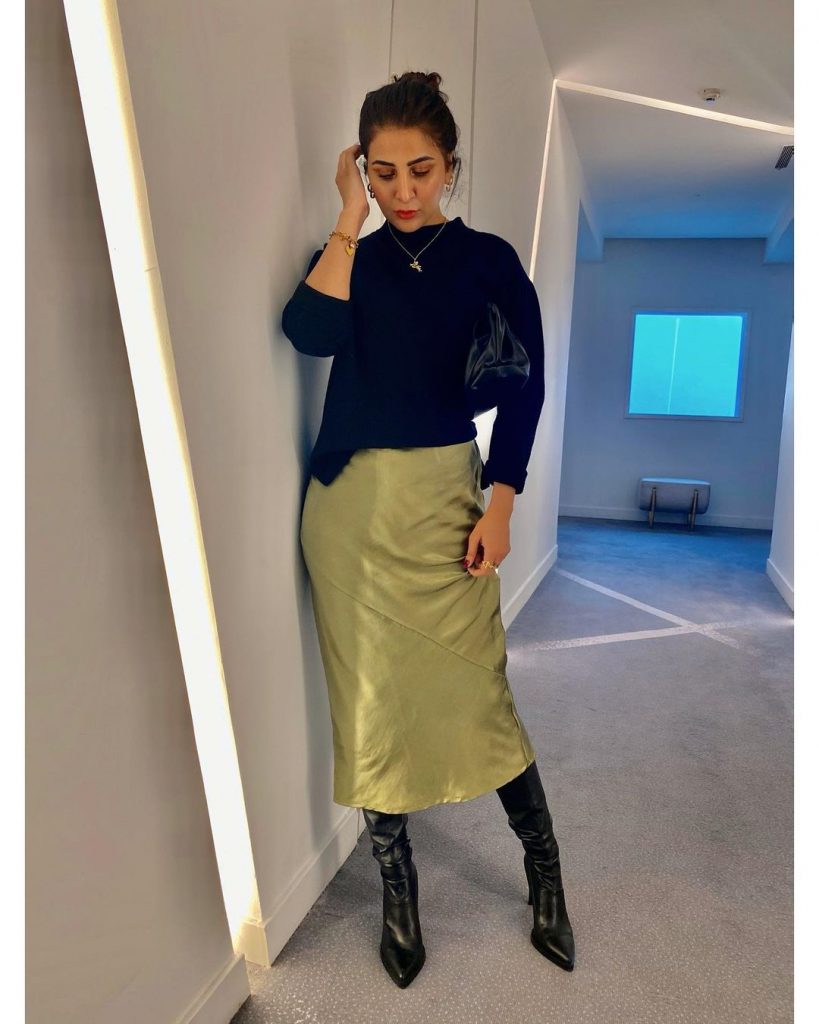 Areeba Habib Giving Winter Fashion Inspiration