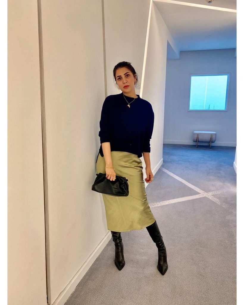 Areeba Habib Giving Winter Fashion Inspiration