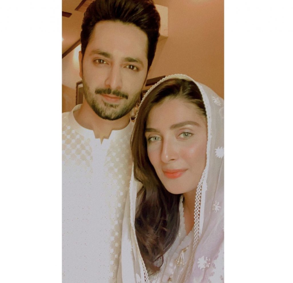 Ayeza Khan With Her Husband - Romantic Pictures