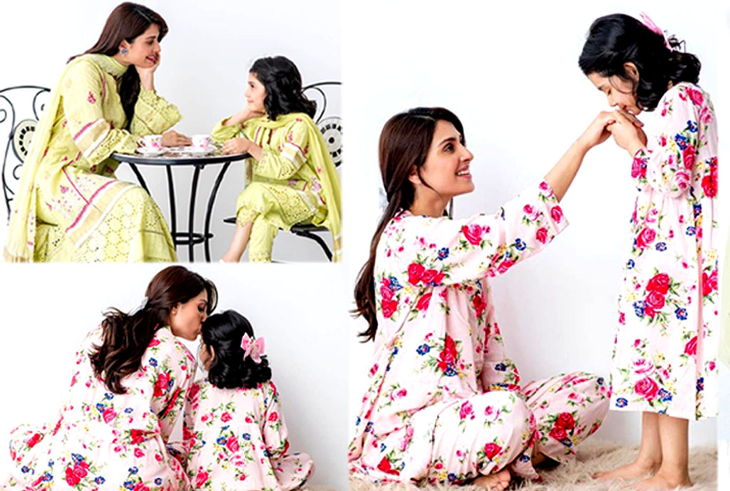 Unique Photo Collection of Ayeza Khan with Daughter