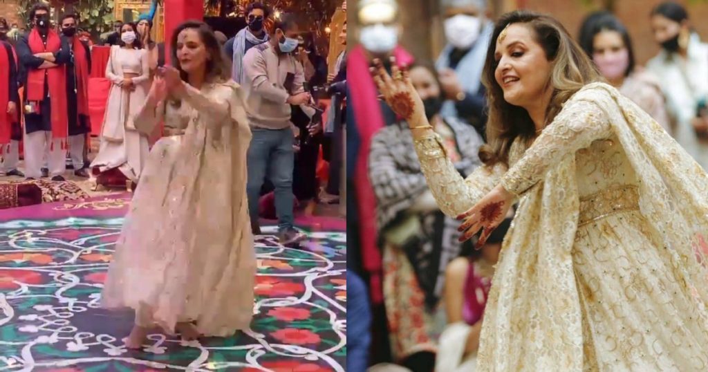 Dance Video Of Hina Khawaja From Daughter's Wedding Event