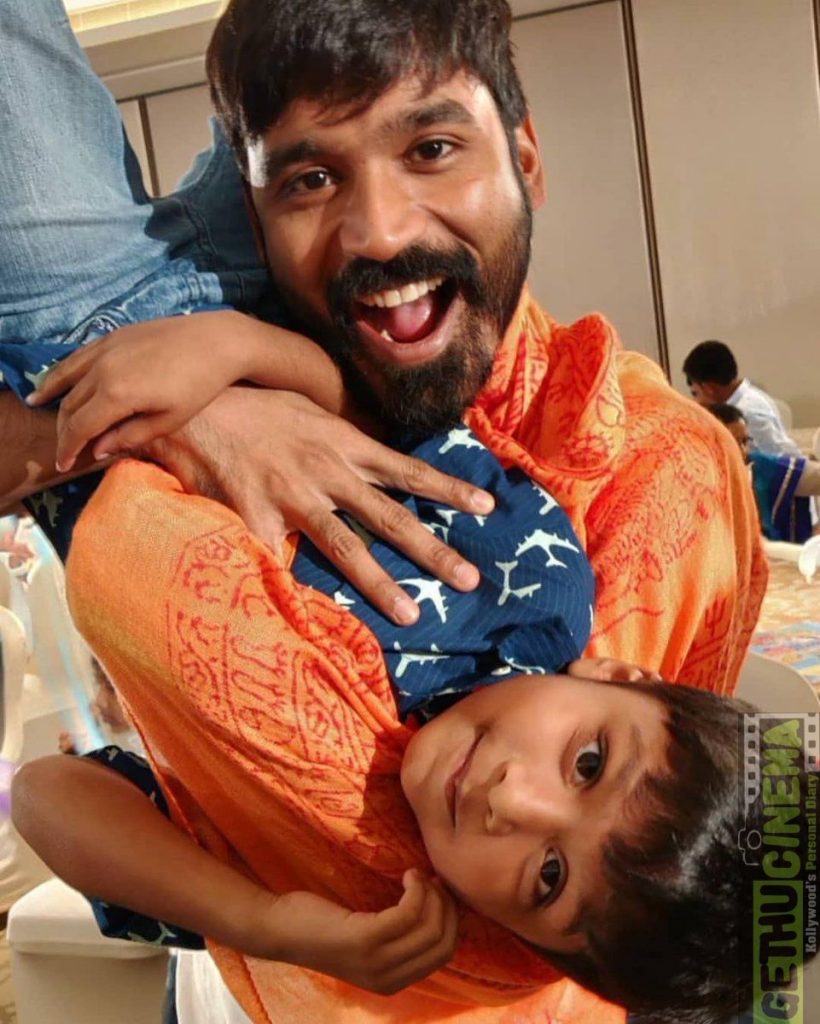 Actor Dhanush Son Yatra Photos