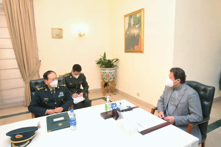 Imran Khan met with Chinese defence minister