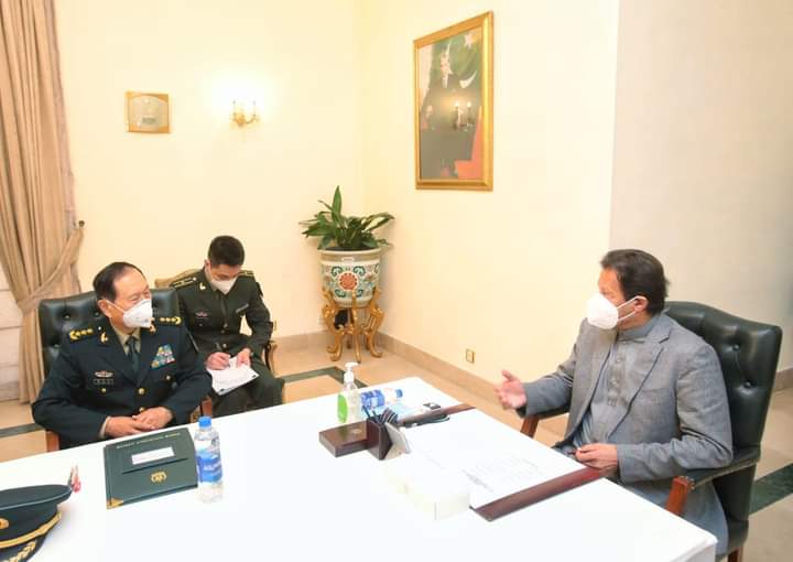 Imran Khan met with Chinese defence minister